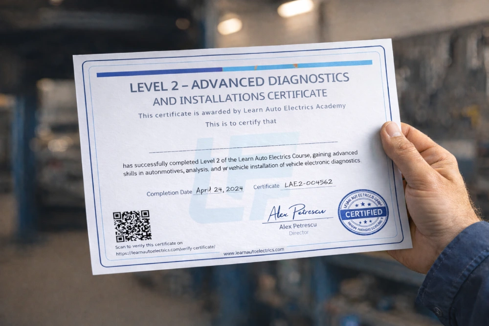 Level 2 Certificate in Hand